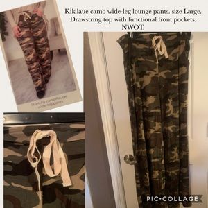 Kikilarue Camo Lounge Pants, NWOT